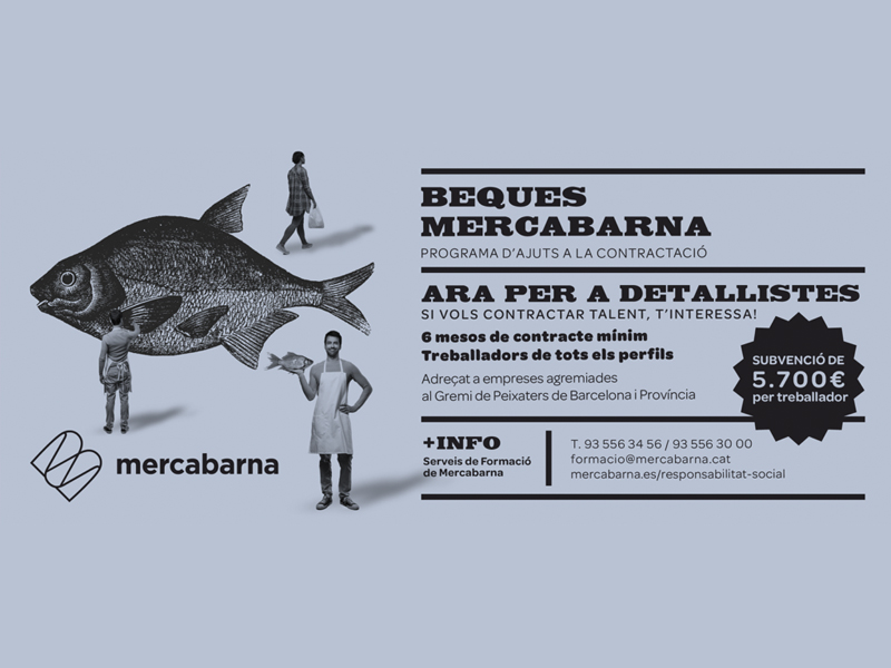 Beques Mercabarna: ajuts a la contractació per a detallistes agremiats